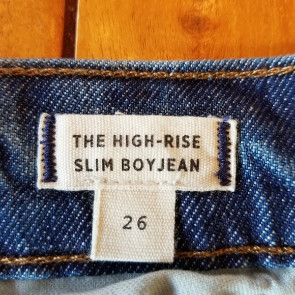 Madewell High-Rise Slim Boyfriend Jeans Size 26 - Picture 13 of 14
